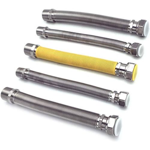 Kit Caldaia Tubi Flessibili Estendibili Universali In Acciaio Inox Per Acqua E Gas